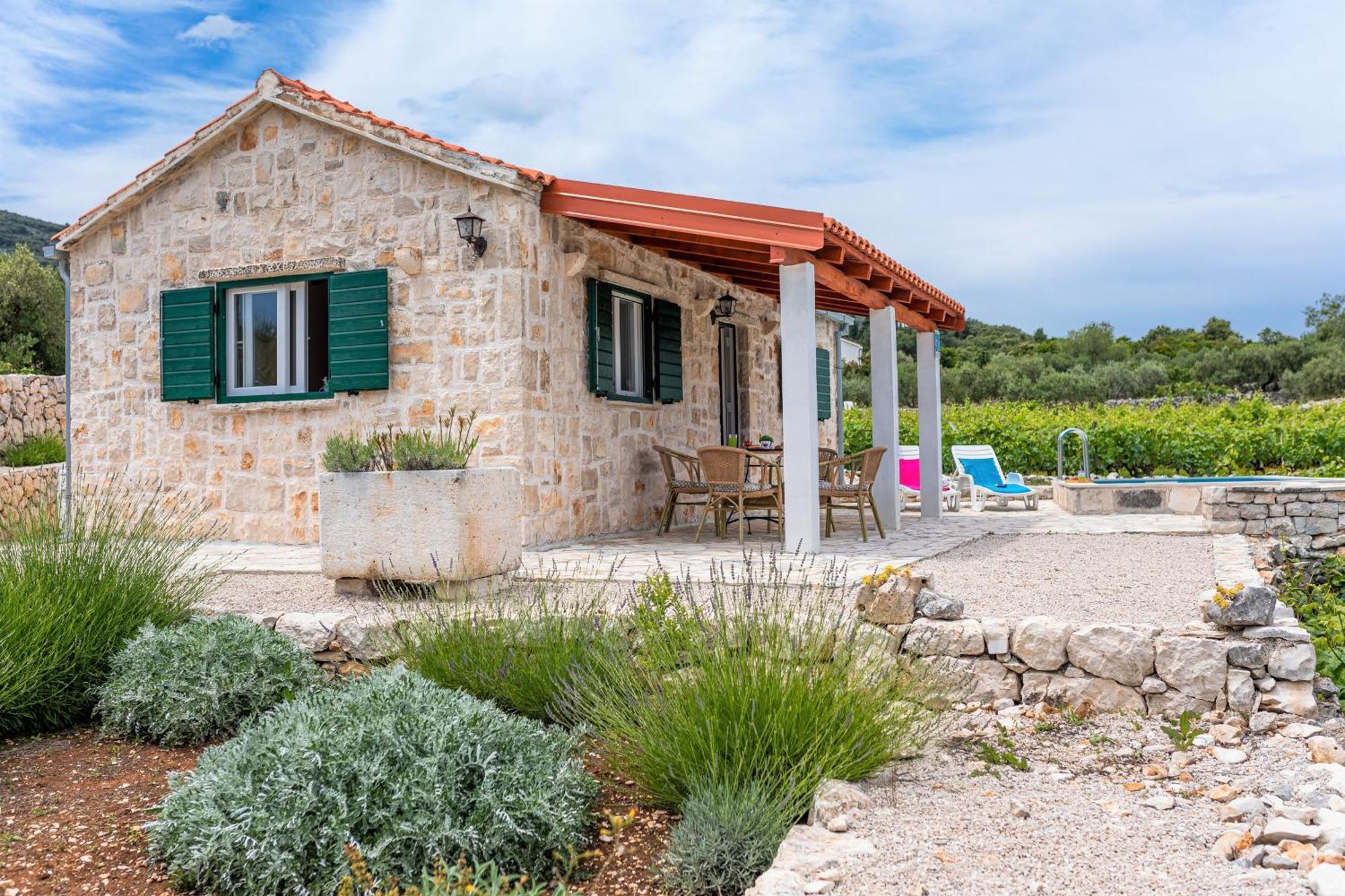 Vineyard House & Olive Grove House Villa Račišće Dış mekan fotoğraf