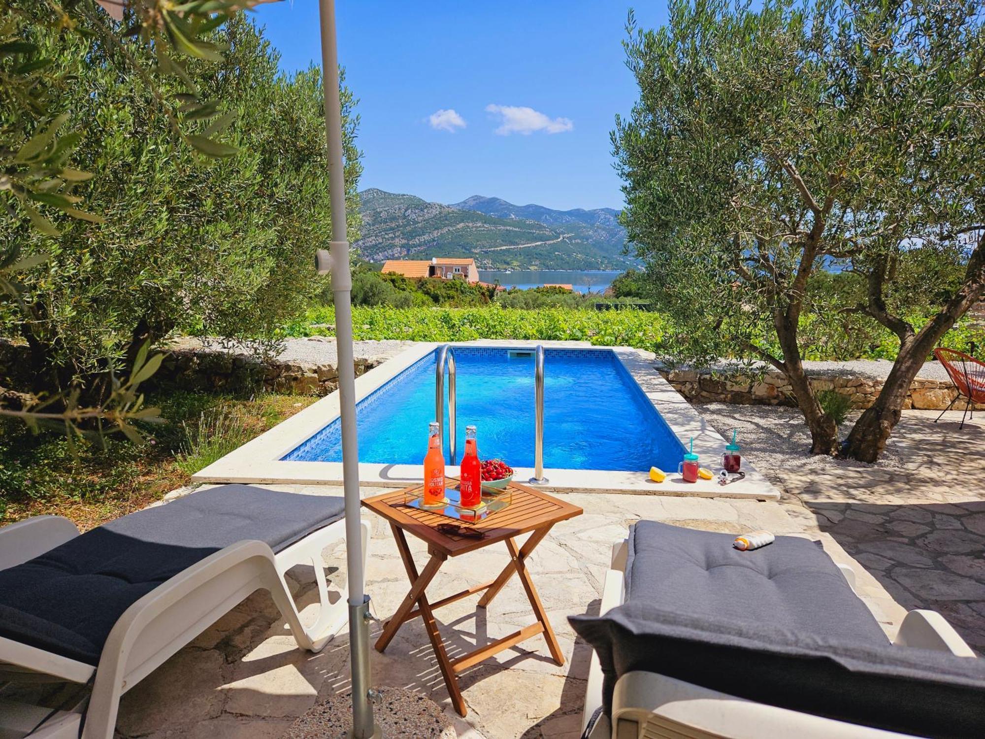 Vineyard House & Olive Grove House Villa Račišće Dış mekan fotoğraf