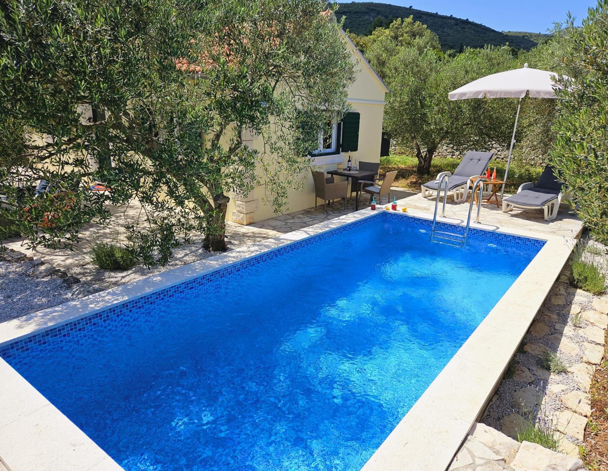 Vineyard House & Olive Grove House Villa Račišće Dış mekan fotoğraf