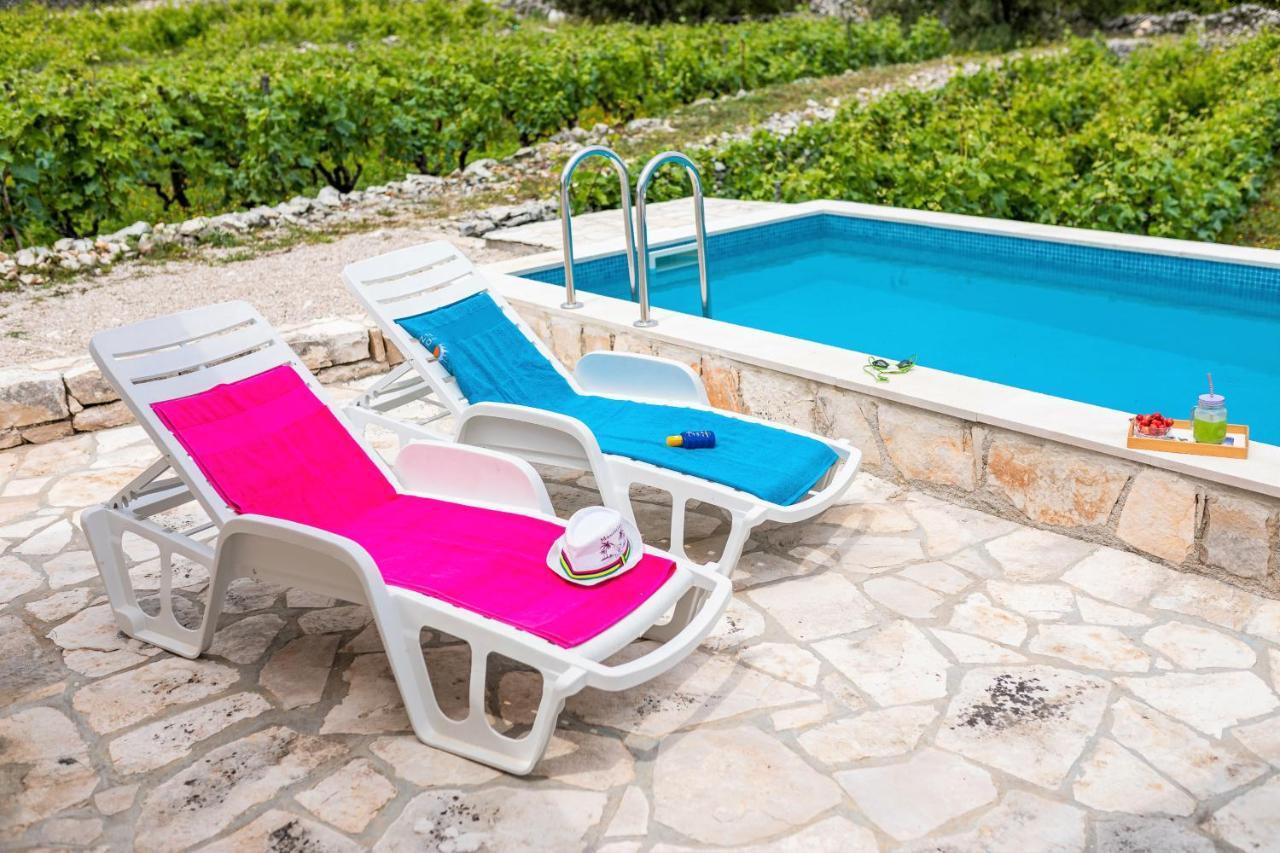 Vineyard House & Olive Grove House Villa Račišće Dış mekan fotoğraf